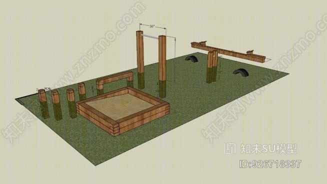 游乐场设备SU模型下载【ID:926718337】