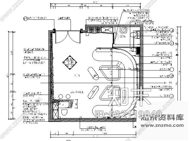 施工图国际娱乐会所VIP房施工图cad施工图下载【ID:632119049】