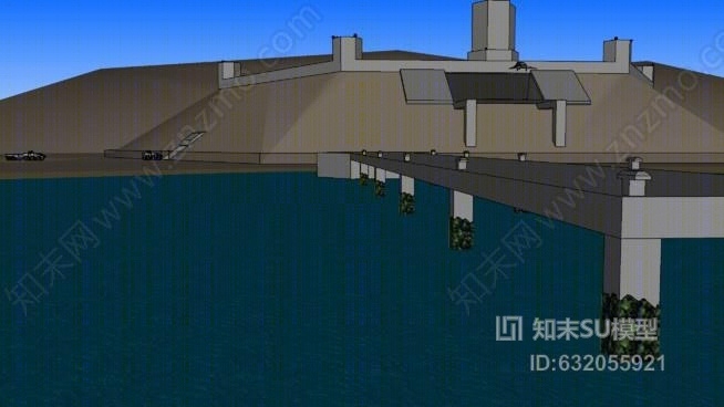 终极科幻要塞SU模型下载【ID:632055921】
