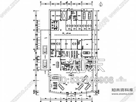 施工图湖北现代风某奔腾汽车4S店室内装修图含效果施工图下载【ID:532108908】