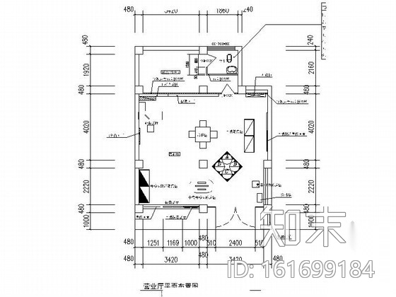 [四川]电信某营业厅装修图cad施工图下载【ID:161699184】