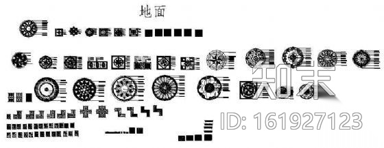 地面、天棚大样图cad施工图下载【ID:161927123】