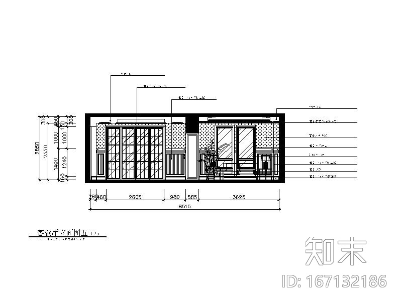 美式风格样板房设计CAD施工图（含效果图）cad施工图下载【ID:167132186】