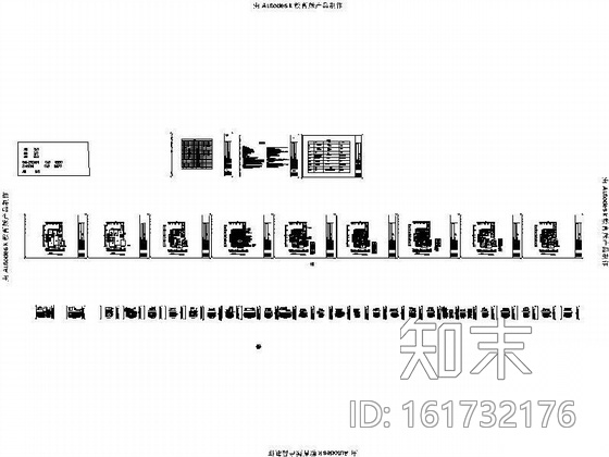 法式住宅四居样板房装修图纸施工图下载【ID:161732176】