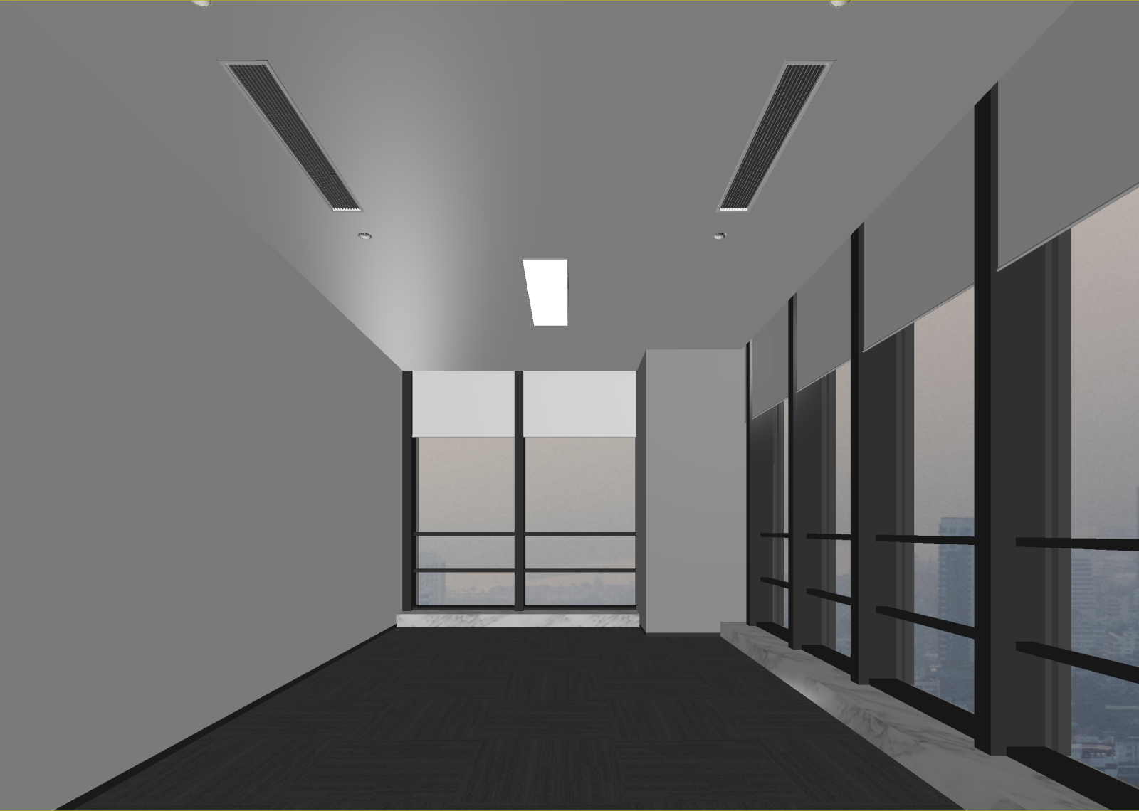 现代办公大厅3D模型下载【ID:1214423489】