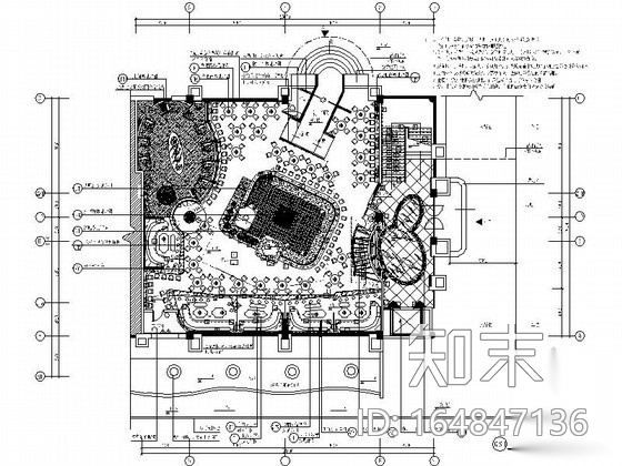 香港某大师设计皇家酒吧局部装修图cad施工图下载【ID:164847136】
