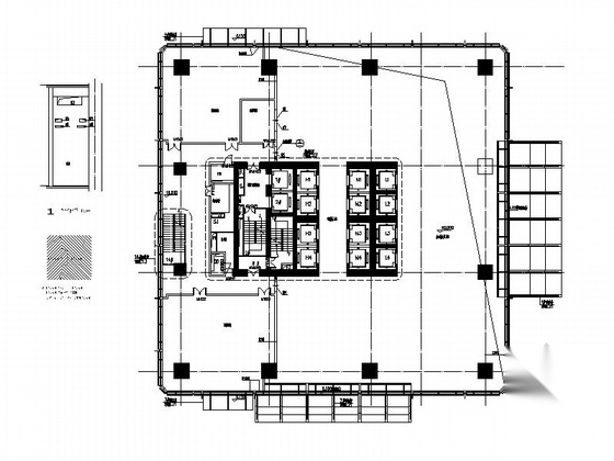 [深圳]超高层核心筒结构商业综合体建筑施工图cad施工图下载【ID:165606175】