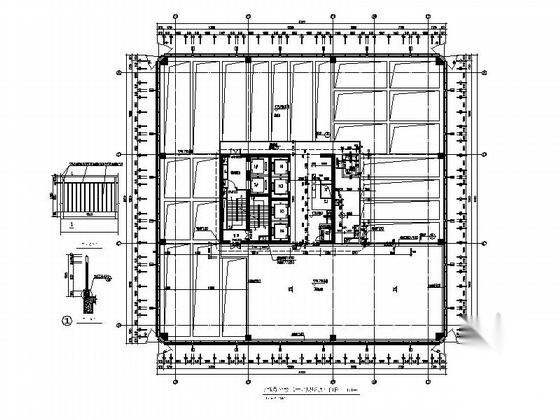 [深圳]超高层核心筒结构商业综合体建筑施工图cad施工图下载【ID:165606175】