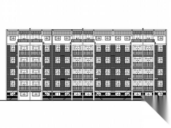 [连云港]某小区二期工程-阳光排屋建筑施工图(1号楼)施工图下载【ID:167513121】