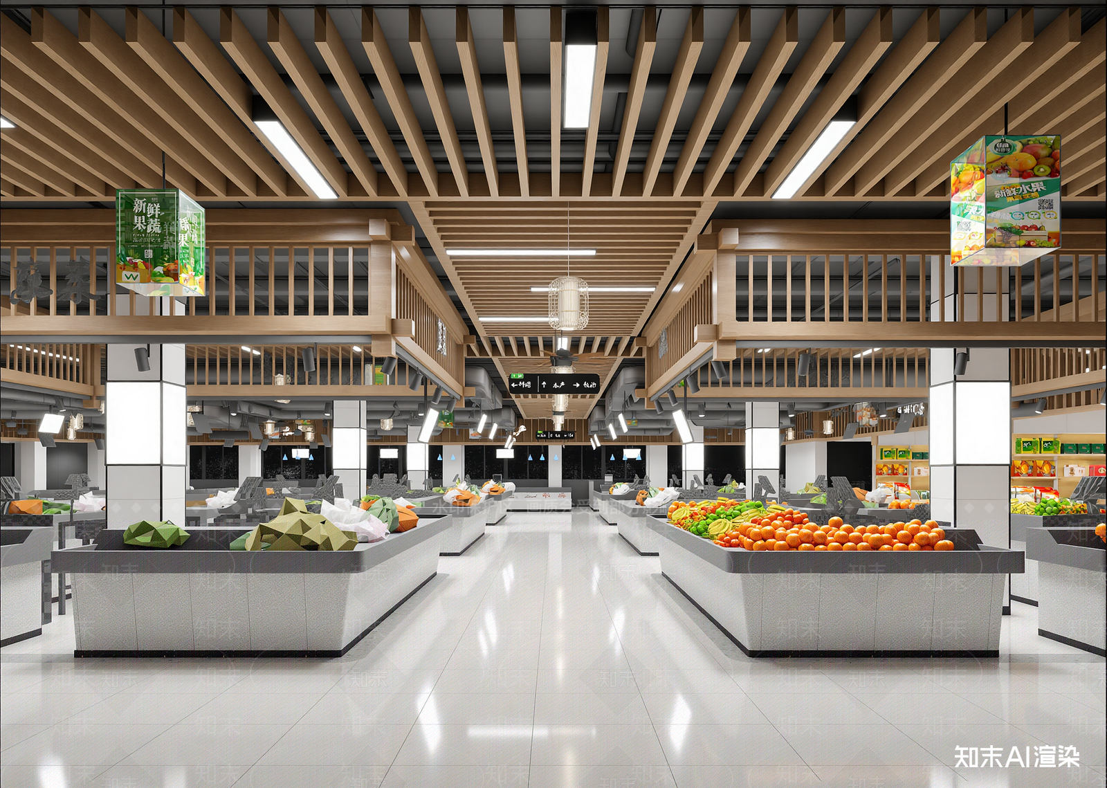 现代超市3D模型下载【ID:1215048115】
