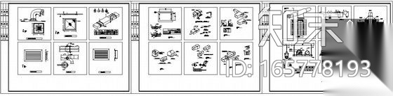 暖通施工节点标准图集cad施工图下载【ID:165778193】