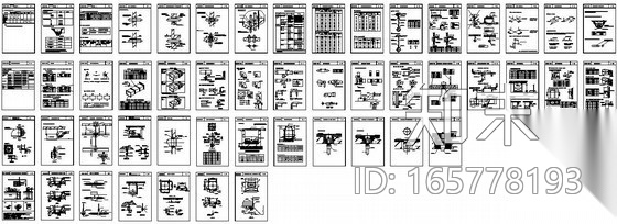 暖通施工节点标准图集cad施工图下载【ID:165778193】
