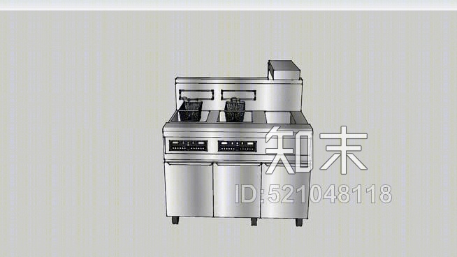 FryMaST过滤器魔术Pro系统气体炸锅SU模型下载【ID:521048118】