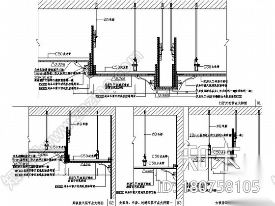 [山东]精装新古典豪华样板间装修施工图(含实景)cad施工图下载【ID:180758105】