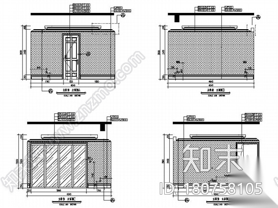 [山东]精装新古典豪华样板间装修施工图(含实景)cad施工图下载【ID:180758105】