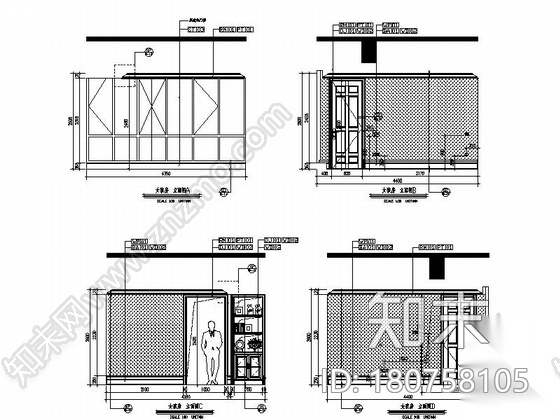 [山东]精装新古典豪华样板间装修施工图(含实景)cad施工图下载【ID:180758105】