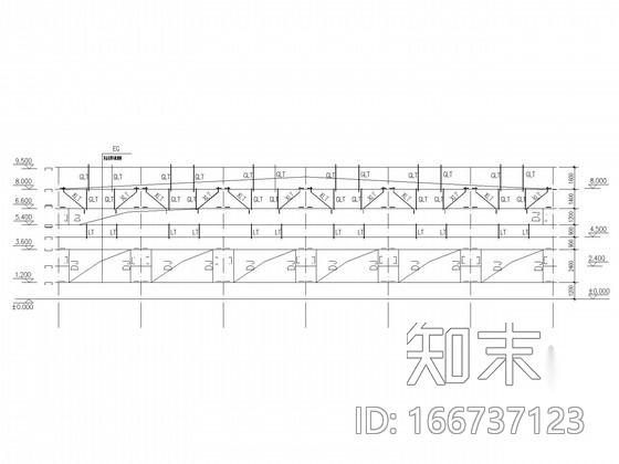 带女儿墙36米门式刚架厂房结构施工图施工图下载【ID:166737123】