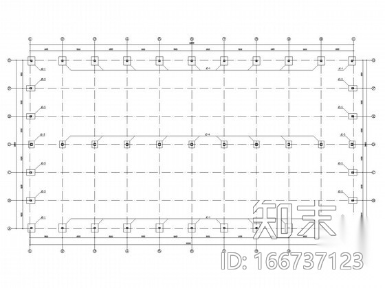 带女儿墙36米门式刚架厂房结构施工图施工图下载【ID:166737123】