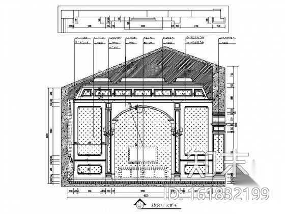 [江苏]法式古典奢华温馨简约独栋别墅室内装修施工图（...施工图下载【ID:161832199】