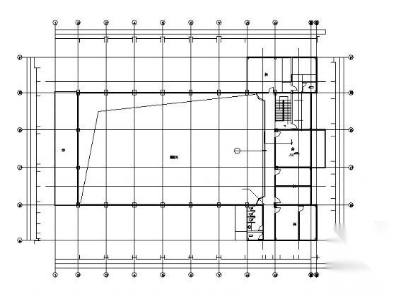 某二层游泳馆建筑方案图cad施工图下载【ID:151678161】