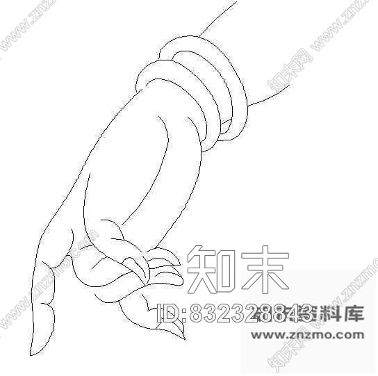 图块/节点雕塑cad施工图下载【ID:832328843】