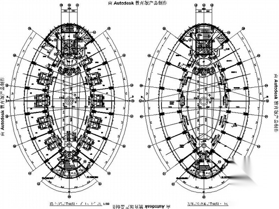 [黑龙江]四十一层玻璃幕墙国际商业综合体建筑施工图（1...施工图下载【ID:167029138】