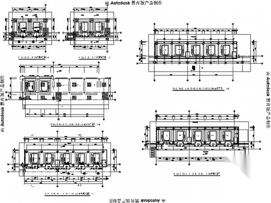 [黑龙江]四十一层玻璃幕墙国际商业综合体建筑施工图（1...施工图下载【ID:167029138】