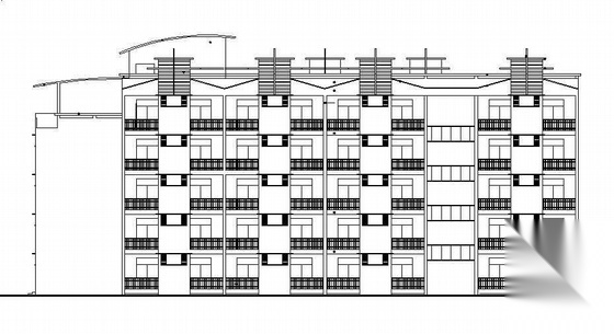 [四川]南充市某五层中学学生公寓楼建筑结构设备施工图施工图下载【ID:166058105】