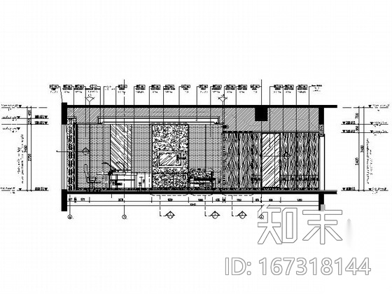 [江苏]高档商务酒店双人客房装修施工图（含效果）cad施工图下载【ID:167318144】