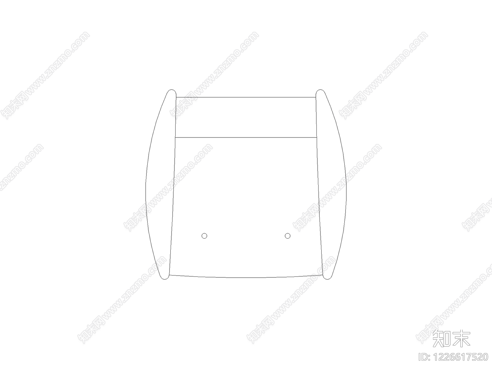 椅子cad施工图下载【ID:1226617520】