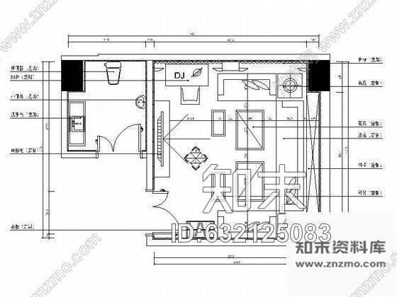 施工图北京奢华欧式KTV包厢室内设计装修图cad施工图下载【ID:632125083】