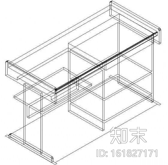 办公家具CAD模型9cad施工图下载【ID:161827171】