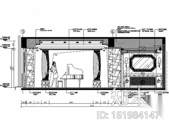 五星级酒店总统套房内装修图cad施工图下载【ID:161984147】