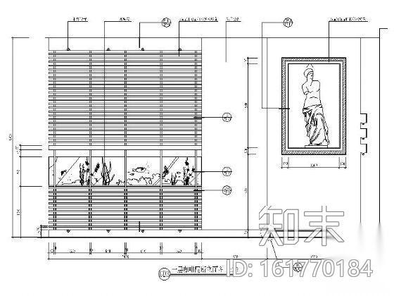 首层某西式咖啡厅室内装修图（含效果）cad施工图下载【ID:161770184】