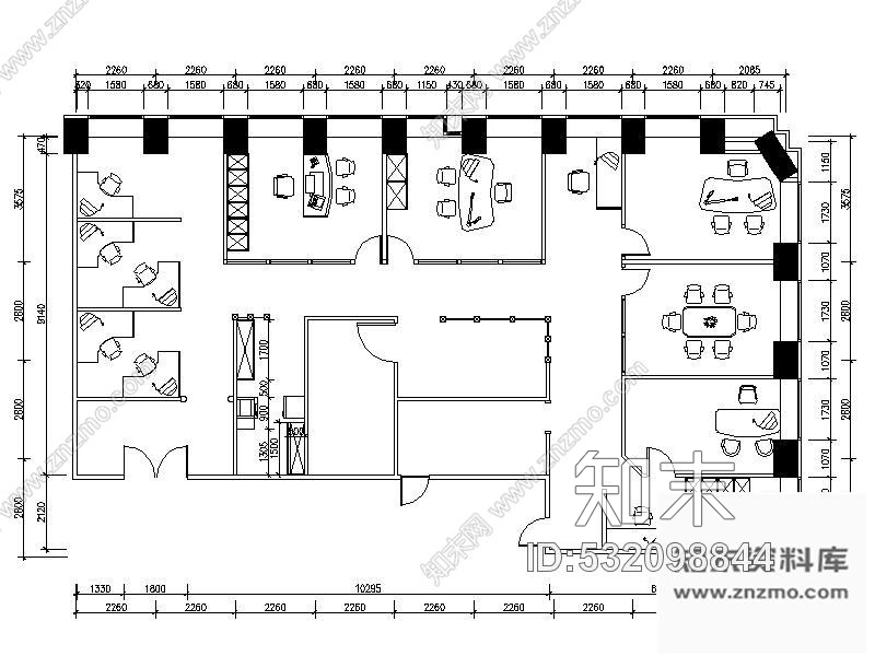 施工图上海某保险办公空间施工图cad施工图下载【ID:532098844】