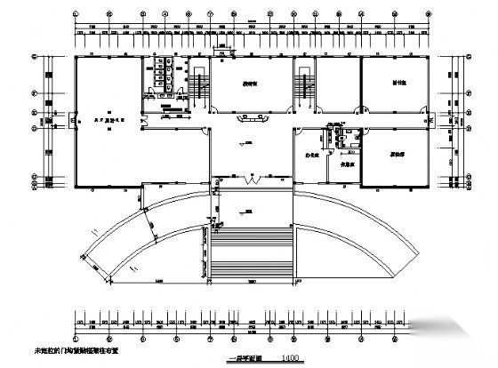 某四层商业办公楼建筑施工图cad施工图下载【ID:151434135】