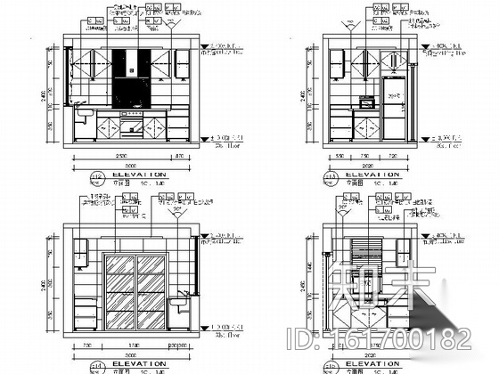 [常熟]迷你温馨三室两厅公寓室内施工图cad施工图下载【ID:161700182】