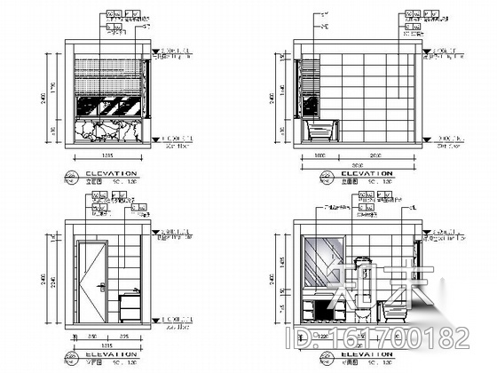 [常熟]迷你温馨三室两厅公寓室内施工图cad施工图下载【ID:161700182】