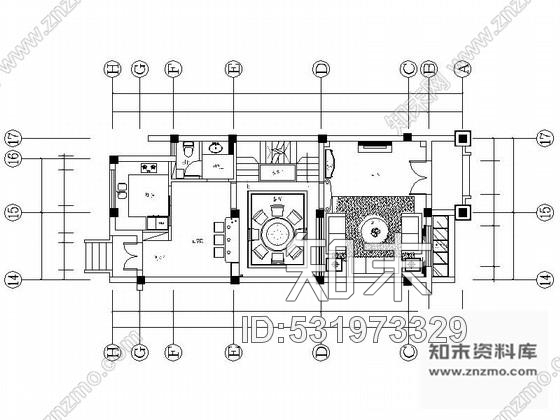 施工图宁波简约温馨三层别墅室内设计CAD施工图施工图下载【ID:531973329】