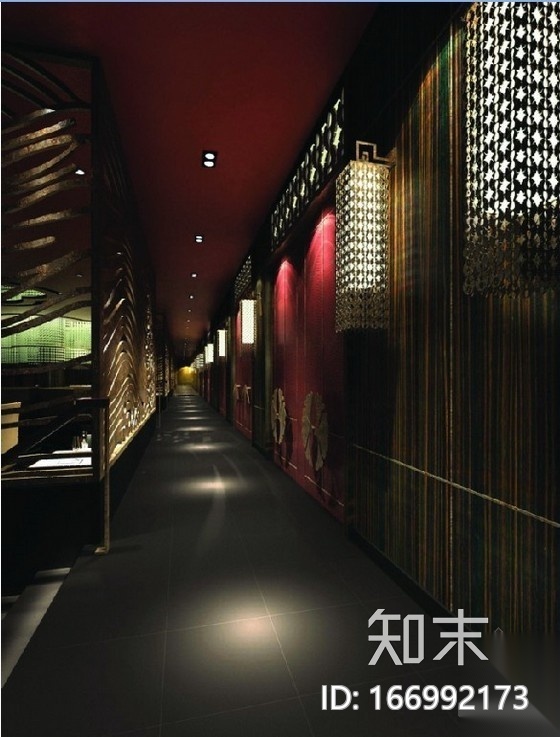 [天津]某豪华酒店魅力红酒屋装修图（含效果）cad施工图下载【ID:166992173】