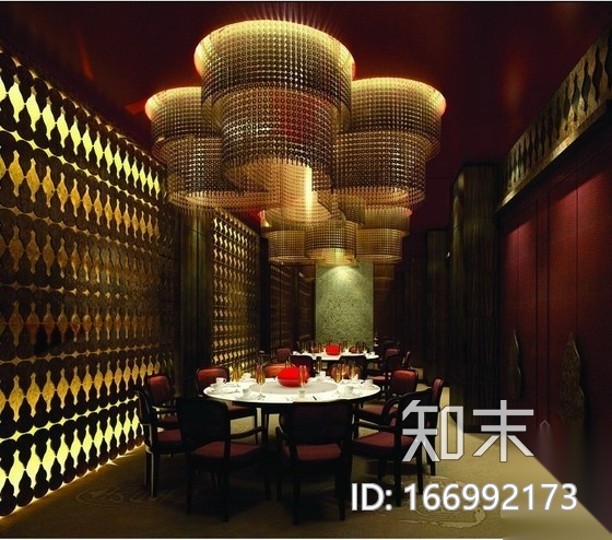 [天津]某豪华酒店魅力红酒屋装修图（含效果）cad施工图下载【ID:166992173】