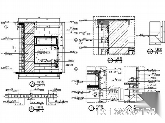 [天津]某豪华酒店魅力红酒屋装修图（含效果）cad施工图下载【ID:166992173】