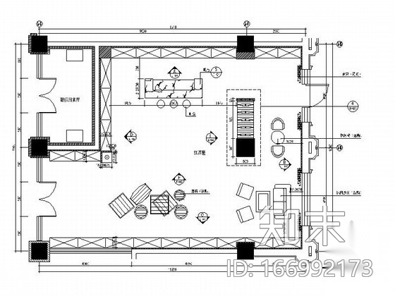 [天津]某豪华酒店魅力红酒屋装修图（含效果）cad施工图下载【ID:166992173】