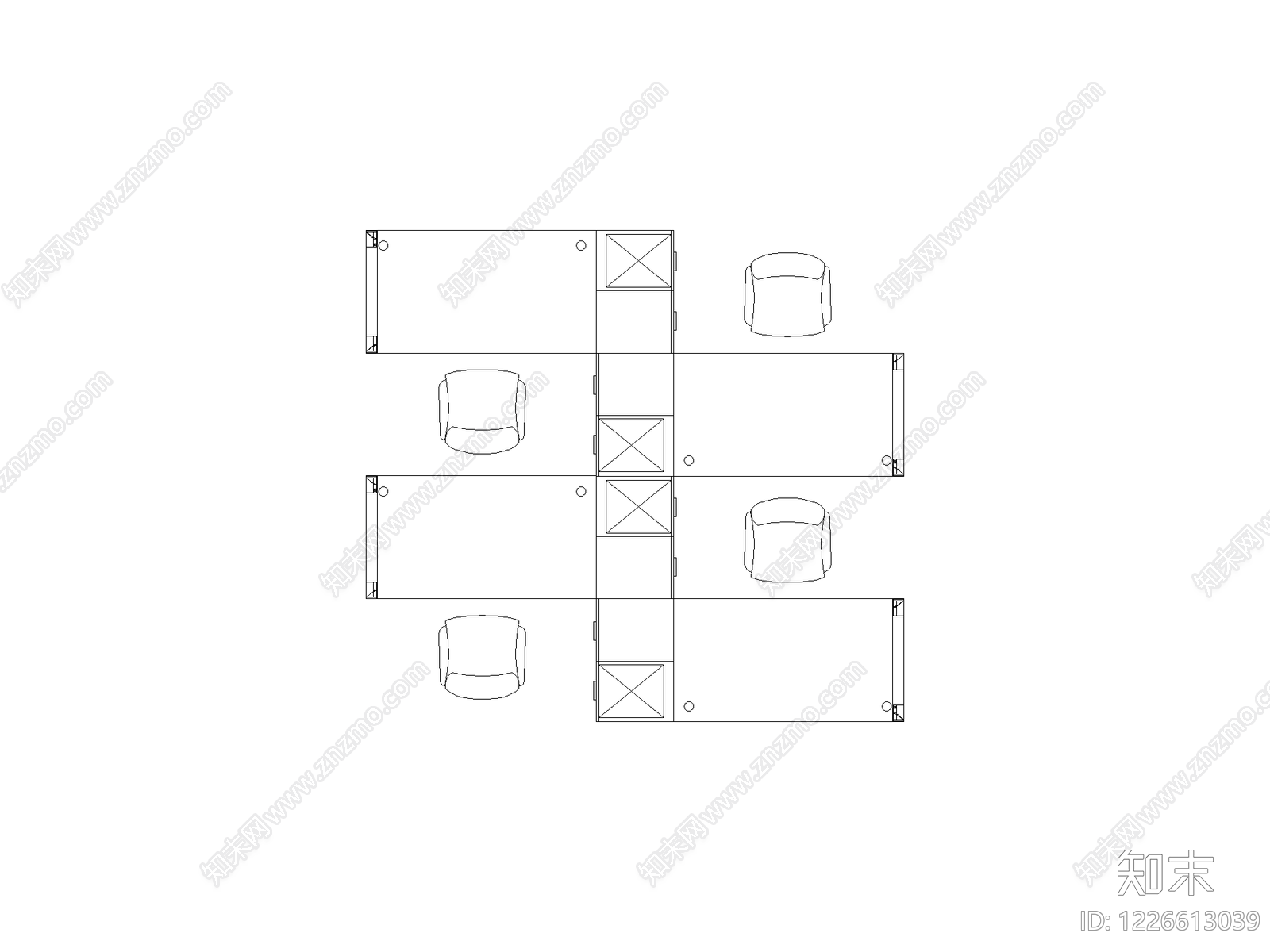 桌子CAD图纸