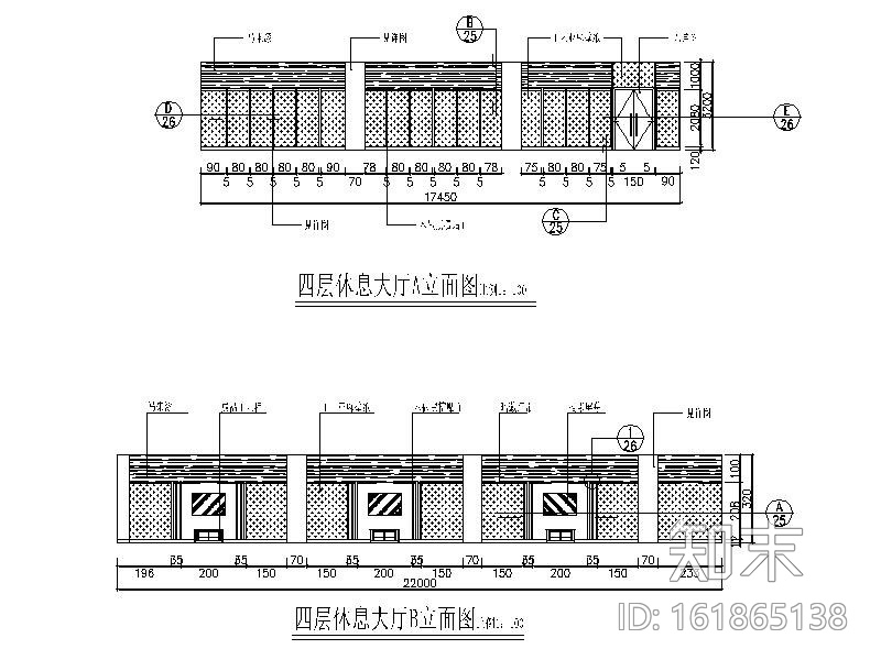 精装休闲娱乐主题酒店室内设计施工图cad施工图下载【ID:161865138】