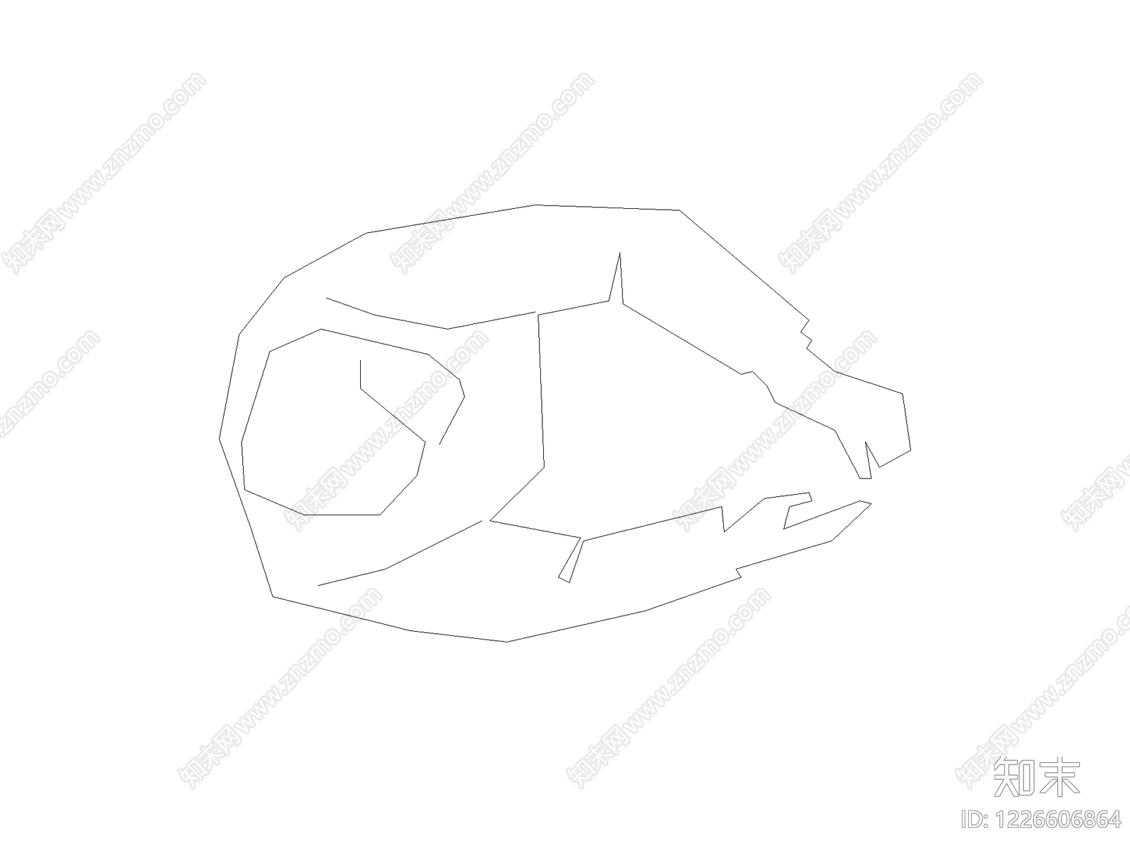 现代门CAD图纸