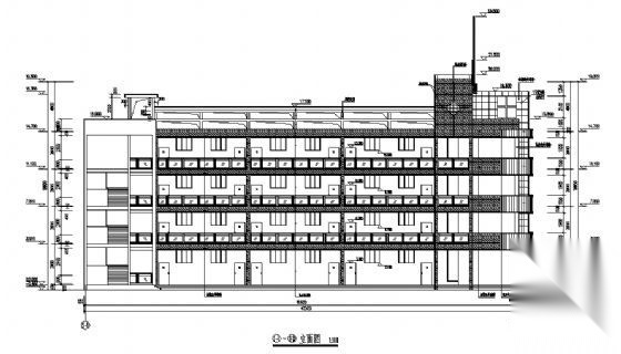 某外国语四层小学建筑施工图施工图下载【ID:151576136】