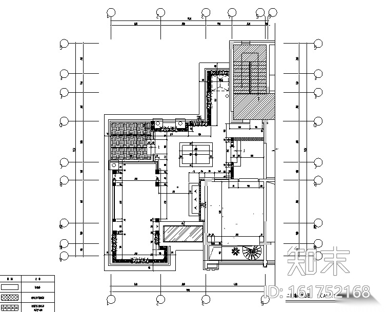 [辽宁]蓝白基调浪漫住宅空间设计施工图（附效果图）cad施工图下载【ID:161752168】