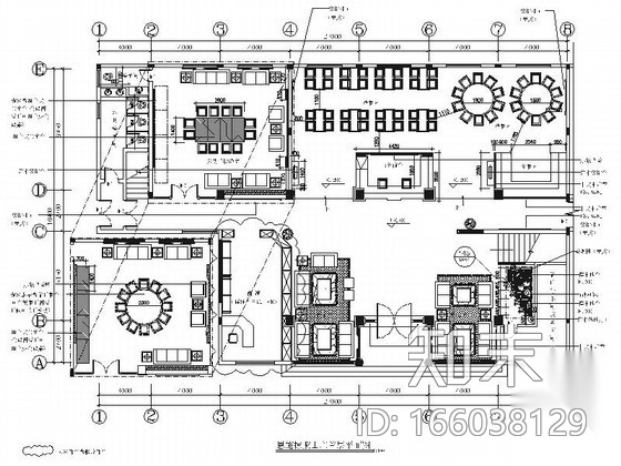 [湖北]高档新中式风格五星级酒店室内装修施工图（含效果...cad施工图下载【ID:166038129】