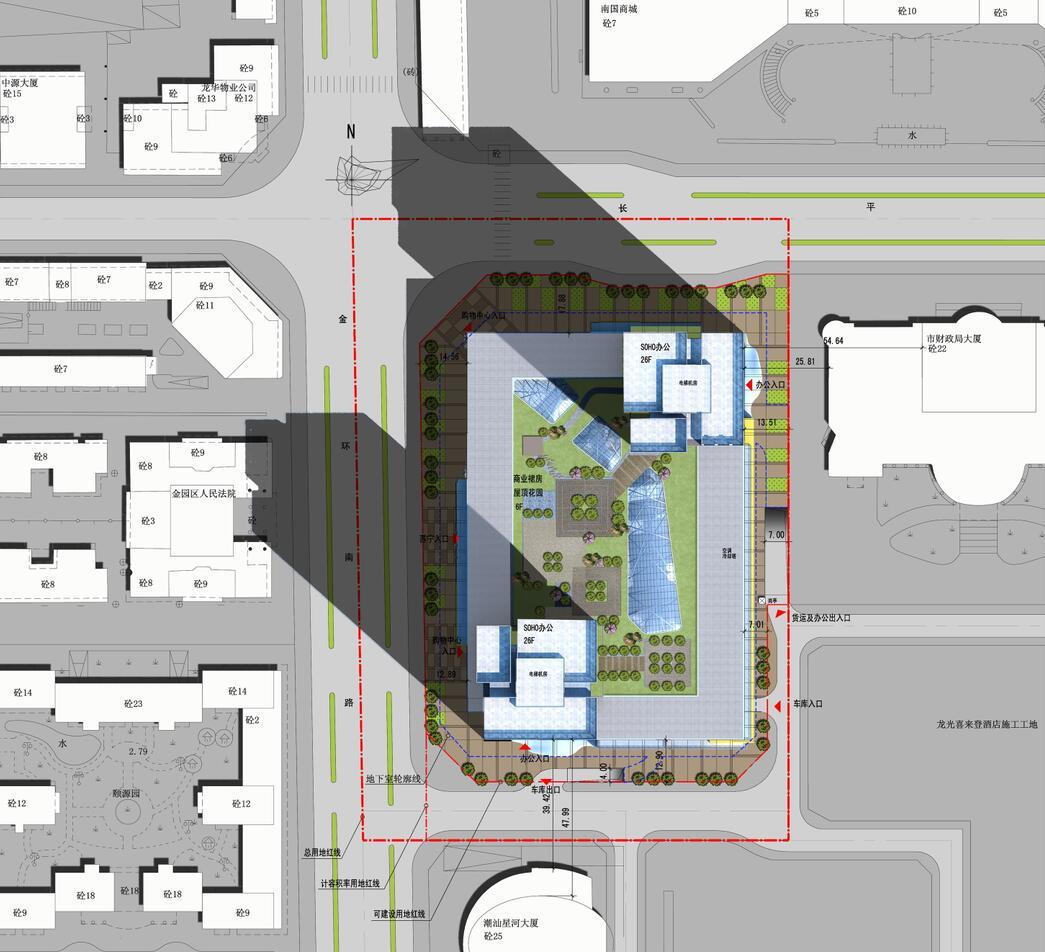 [广东]汕头苏宁电器商业广场建筑方案文本（JPG+CAD）cad施工图下载【ID:149862173】